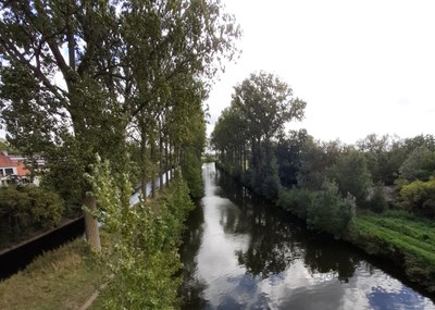 Bovenscheldebekken - Zwarte Spierebeek naast Spierekanaal
