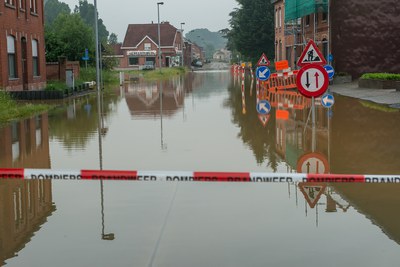 Demerbekken - overstromingen Motte