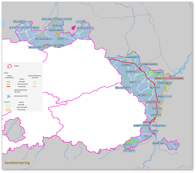 Maasbekken kaart karakterisering oppervlaktewaterlichamen