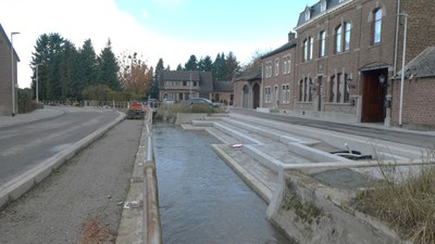Maasbekken - heraanleg van de Voer in 's Gravenvoeren in 2019